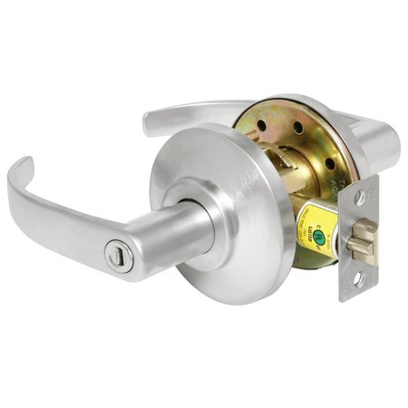 BEST Grade 2 Privacy Cylindrical Lock, 14 Lever, Non-Keyed, Satin Chrome Finish, Non-handed 7KC20L14DSTK626